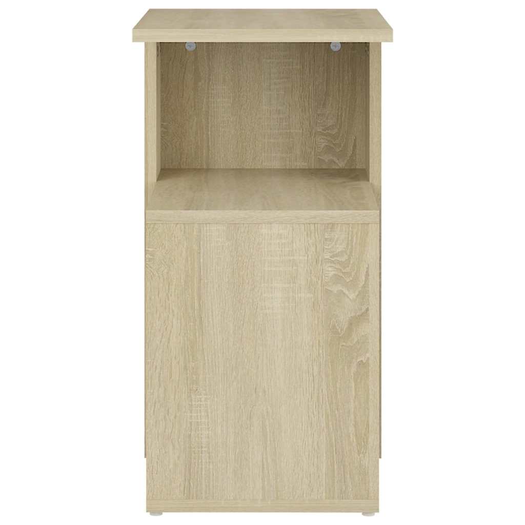 802996 vidaXL Side Table Sonoma Oak 36x30x56 cm Engineered Wood