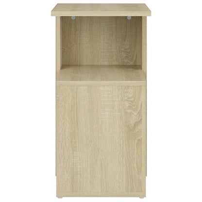 802996 vidaXL Side Table Sonoma Oak 36x30x56 cm Engineered Wood