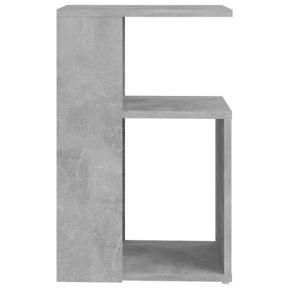 802997 vidaXL Side Table Concrete Grey 36x30x56 cm Engineered Wood