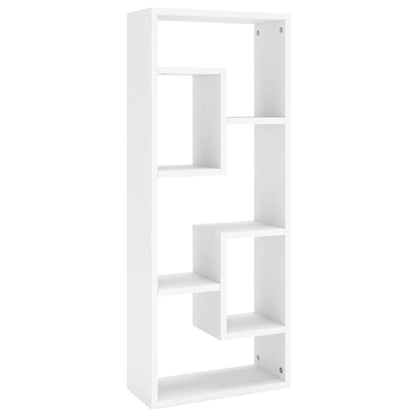 803011 vidaXL Wall Shelf White 36x16x90 cm Engineered Wood