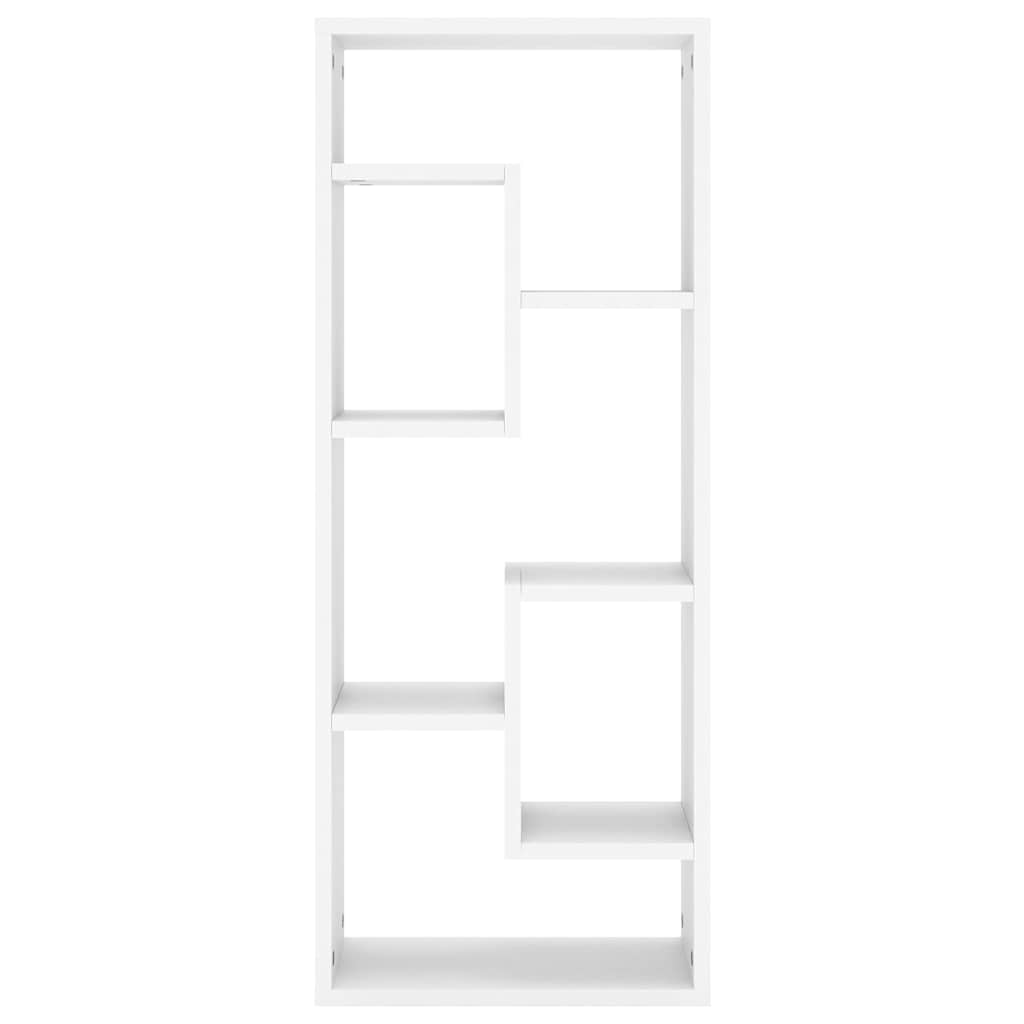 803011 vidaXL Wall Shelf White 36x16x90 cm Engineered Wood