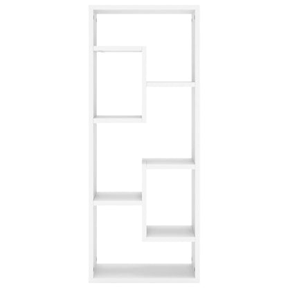 803011 vidaXL Wall Shelf White 36x16x90 cm Engineered Wood