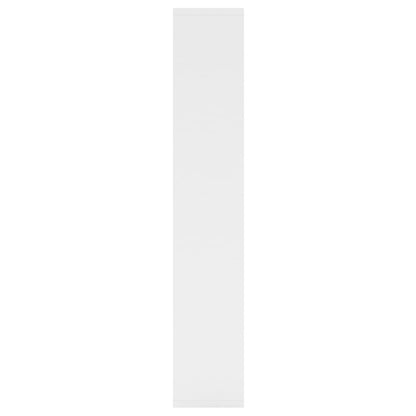 vidaXL Wall Shelf White 36x16x90 cm Engineered Wood