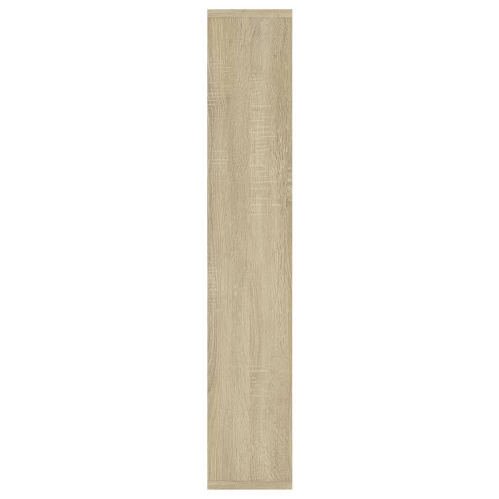 vidaXL Wall Shelf Sonoma Oak 36x16x90 cm Engineered Wood