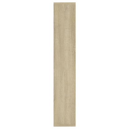 803014 vidaXL Wall Shelf Sonoma Oak 36x16x90 cm Engineered Wood