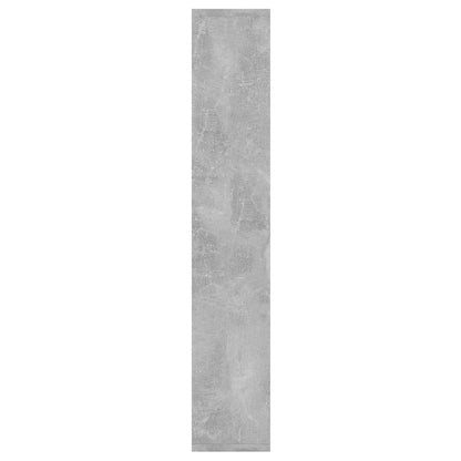 vidaXL Wall Shelf Concrete Grey 36x16x90 cm Engineered Wood