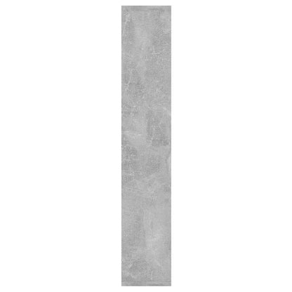 803015 vidaXL Wall Shelf Concrete Grey 36x16x90 cm Engineered Wood