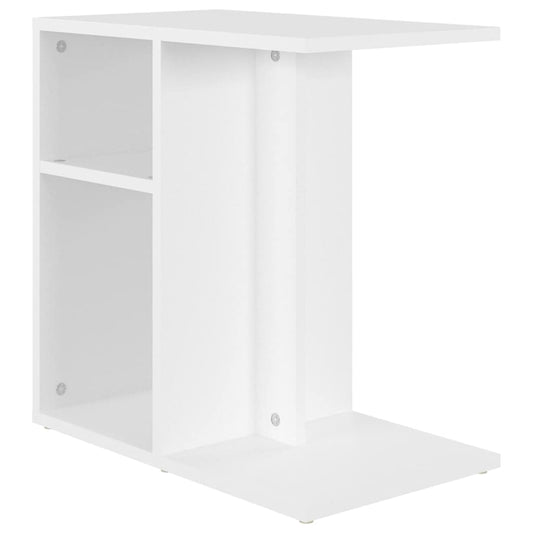 803020 vidaXL Side Table White 50x30x50 cm Engineered Wood