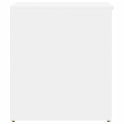vidaXL Storage Chest White 84x42x46 cm Engineered Wood