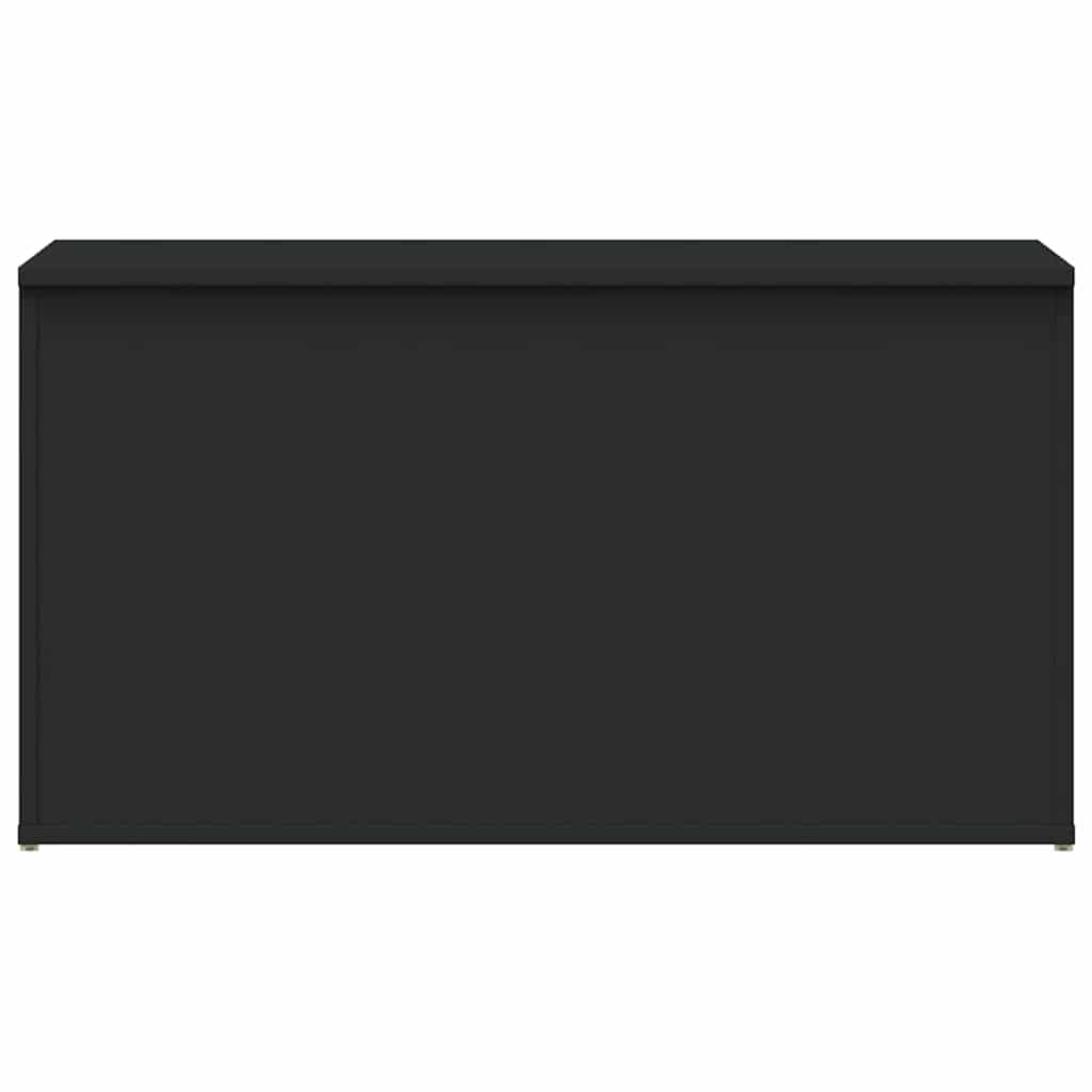 vidaXL Storage Chest Black 84x42x46 cm Engineered Wood
