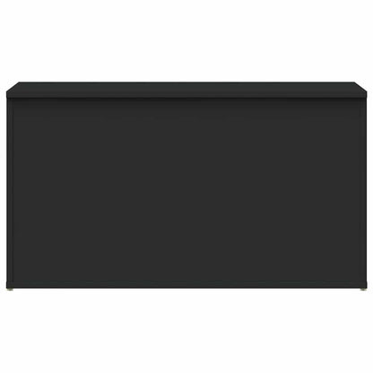 vidaXL Storage Chest Black 84x42x46 cm Engineered Wood