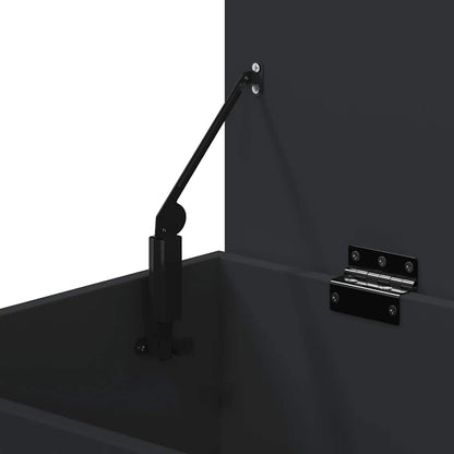 vidaXL Storage Chest Black 84x42x46 cm Engineered Wood