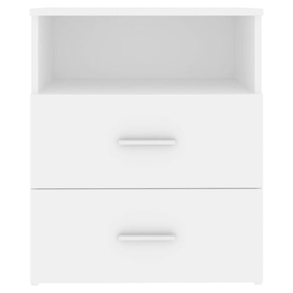 803273 vidaXL Bed Cabinets 2 pcs White 50x32x60 cm