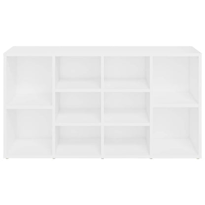 803290 vidaXL Shoe Bench White 103x30x55 cm Engineered Wood
