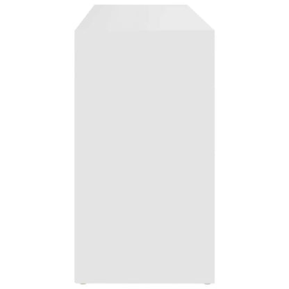 803290 vidaXL Shoe Bench White 103x30x55 cm Engineered Wood