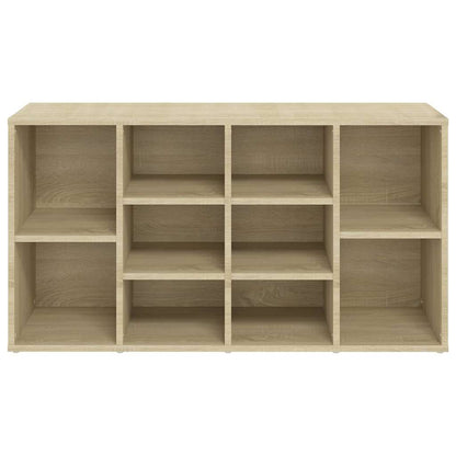 803293 vidaXL Shoe Bench Sonoma Oak 103x30x55 cm Engineered Wood