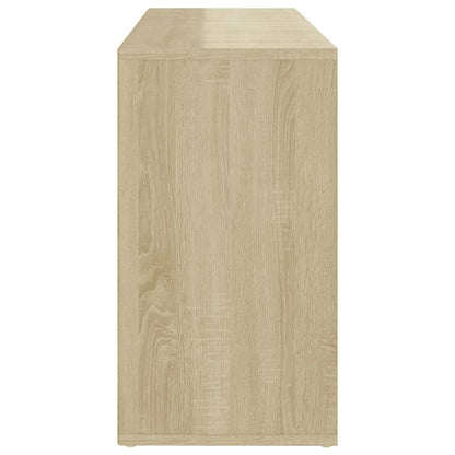 vidaXL Shoe Bench Sonoma Oak 103x30x55 cm Engineered Wood