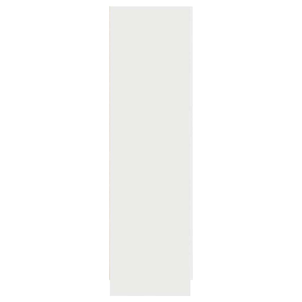 803434 vidaXL Wardrobe White 82,5x51,5x180 cm Engineered Wood
