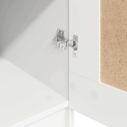 803434 vidaXL Wardrobe White 82,5x51,5x180 cm Engineered Wood