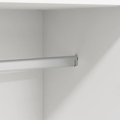 803434 vidaXL Wardrobe White 82,5x51,5x180 cm Engineered Wood