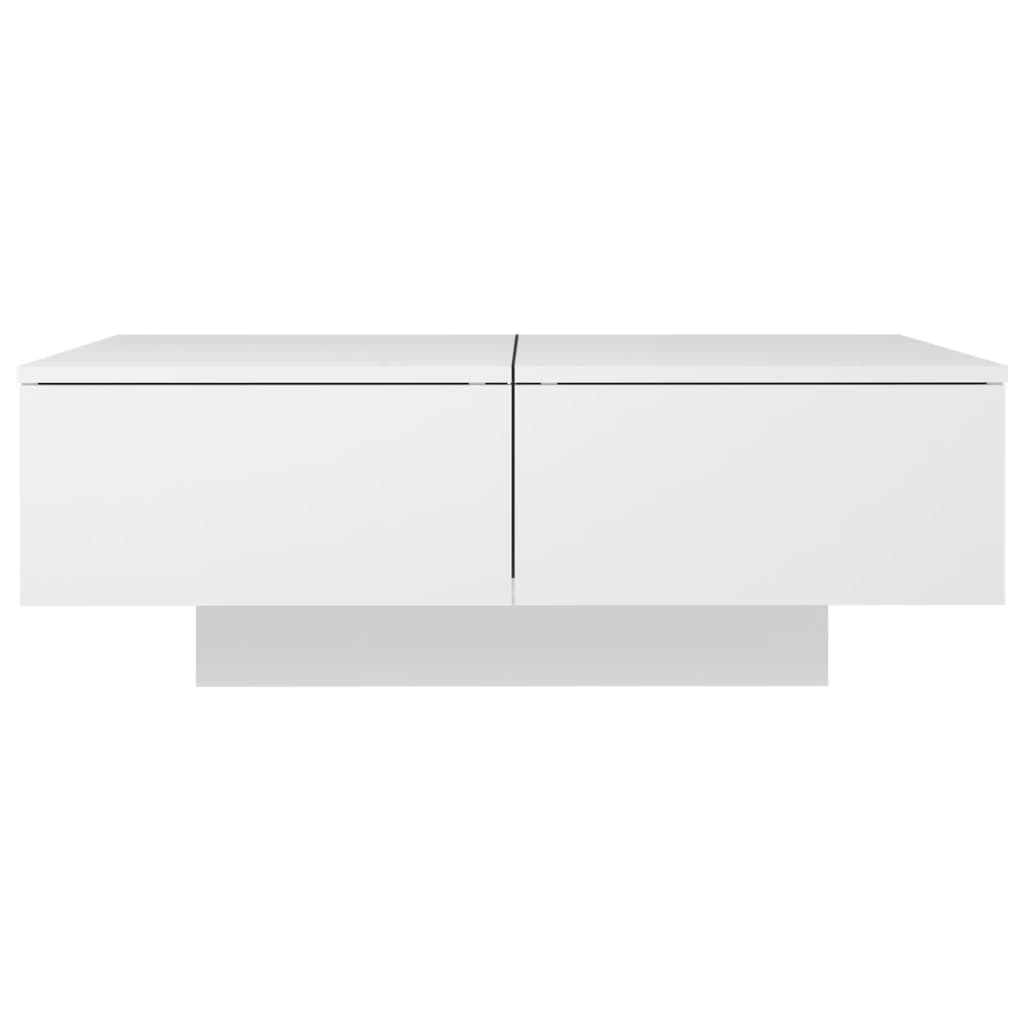 vidaXL Coffee Table | White | Engineered Wood | Medium | Stylish Design