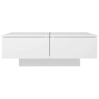 vidaXL Coffee Table | White | Engineered Wood | Medium | Stylish Design