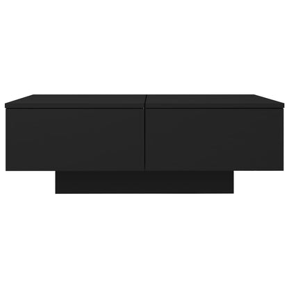 vidaXL Coffee Table | Black | Engineered wood | 90 x 60 x 31 cm | Coffee Table