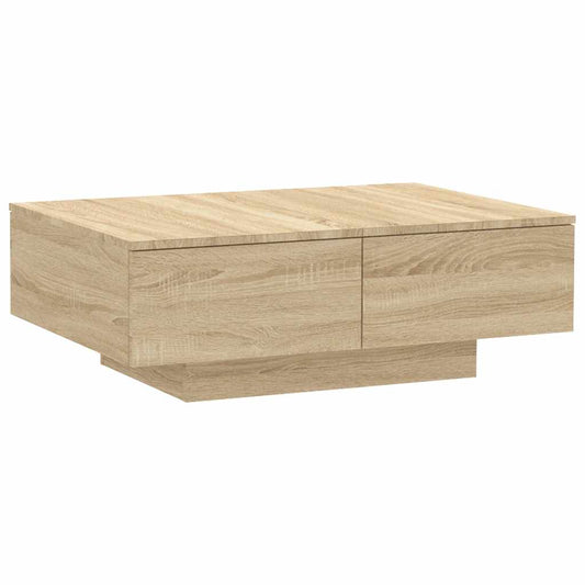 vidaXL Coffee Table Sonoma Oak 90x60x31 cm Engineered Wood