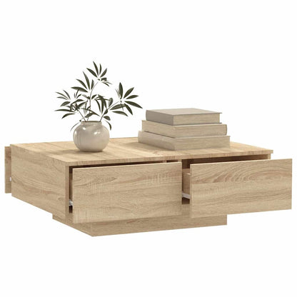 vidaXL Coffee Table Sonoma Oak 90x60x31 cm Engineered Wood