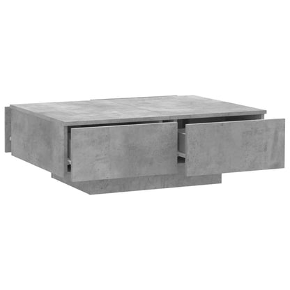 vidaXL Coffee Table | Concrete Grey | Engineered Wood | 90 x 60 x 31 cm