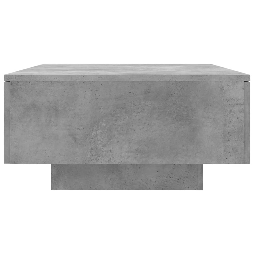 vidaXL Coffee Table | Concrete Grey | Engineered Wood | 90 x 60 x 31 cm
