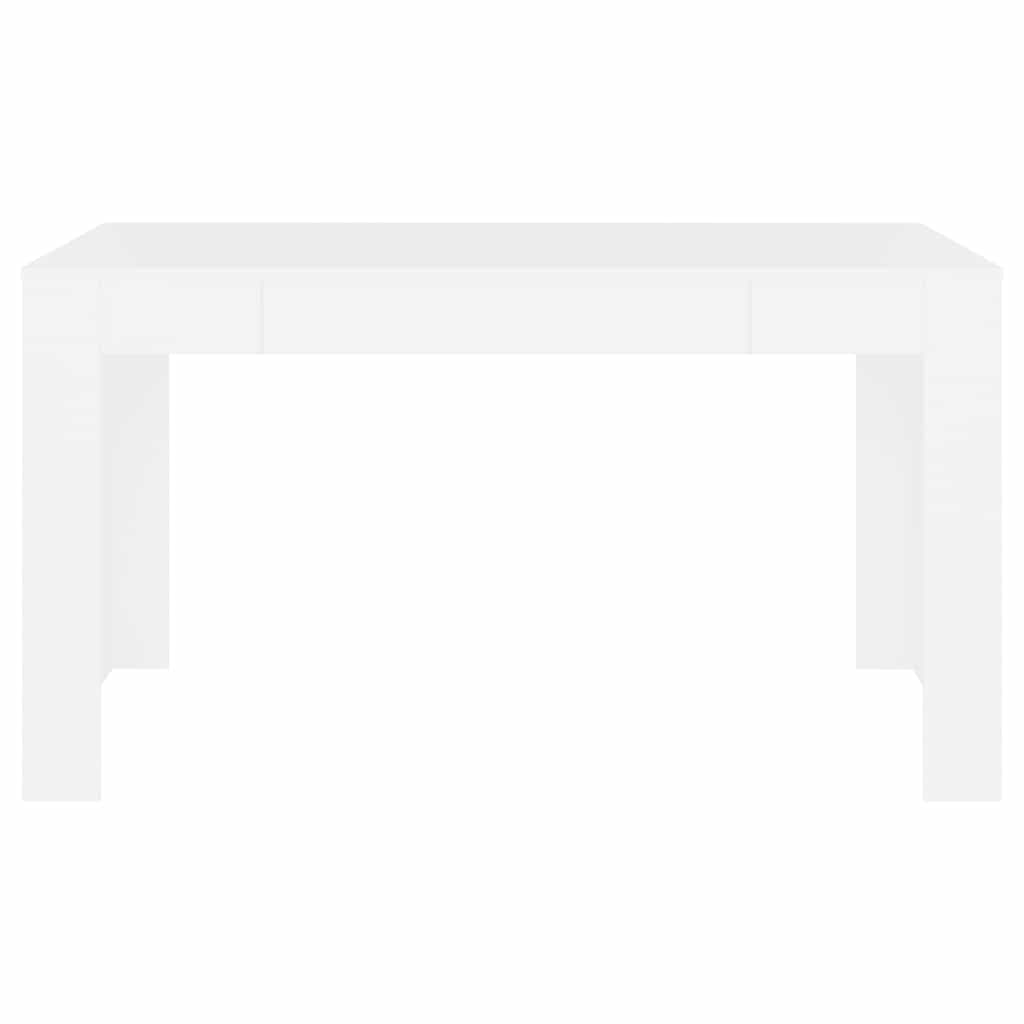 vidaXL Dining Table White 140x74.5x76 cm Engineered Wood