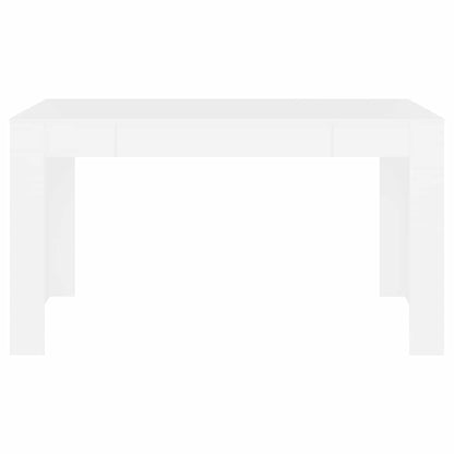vidaXL Dining Table White 140x74.5x76 cm Engineered Wood
