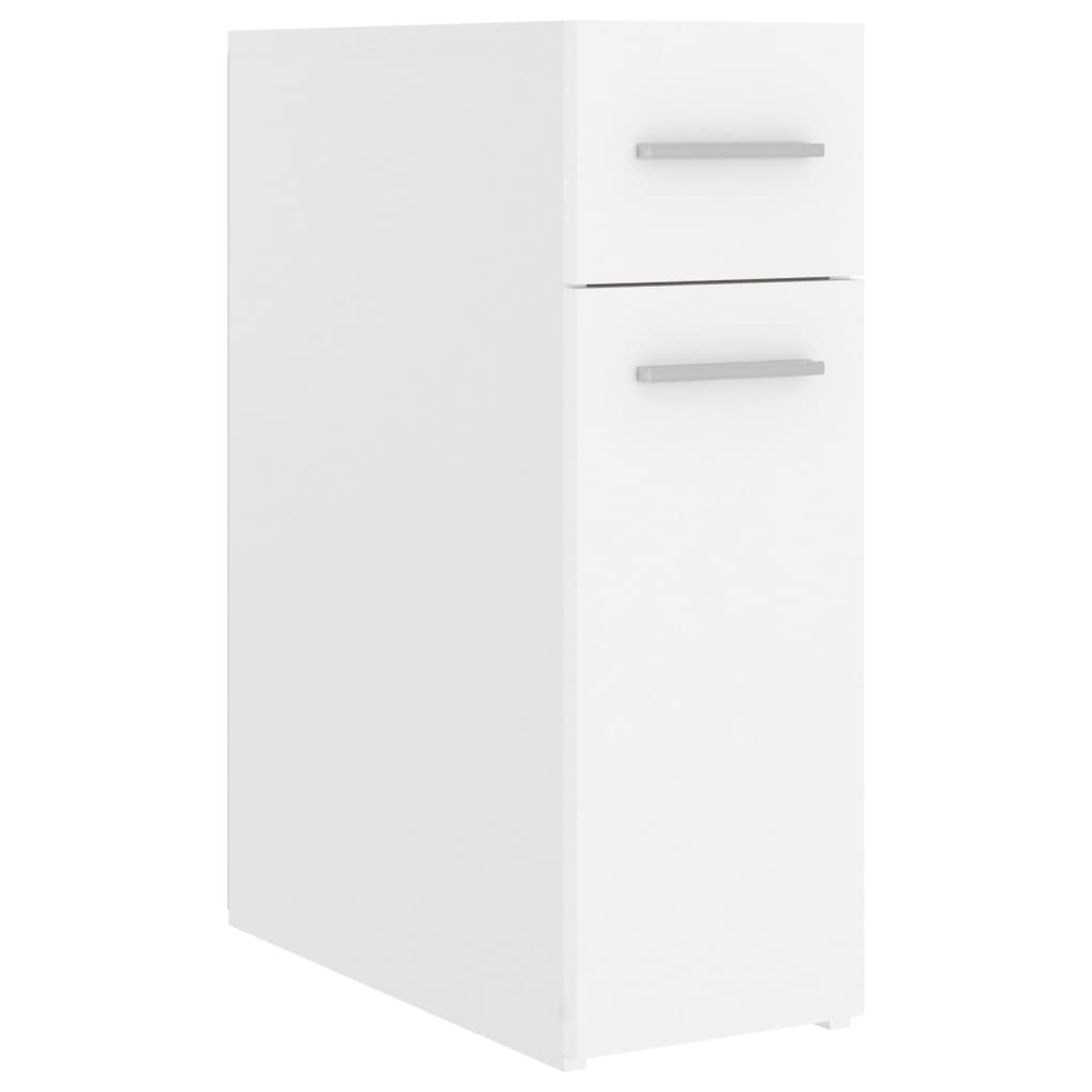 vidaXL Apothecary Cabinet White 20x45.5x60 cm Engineered Wood