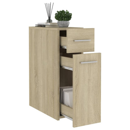 vidaXL Apothecary Cabinet | Sonoma oak | Engineered wood | Compact