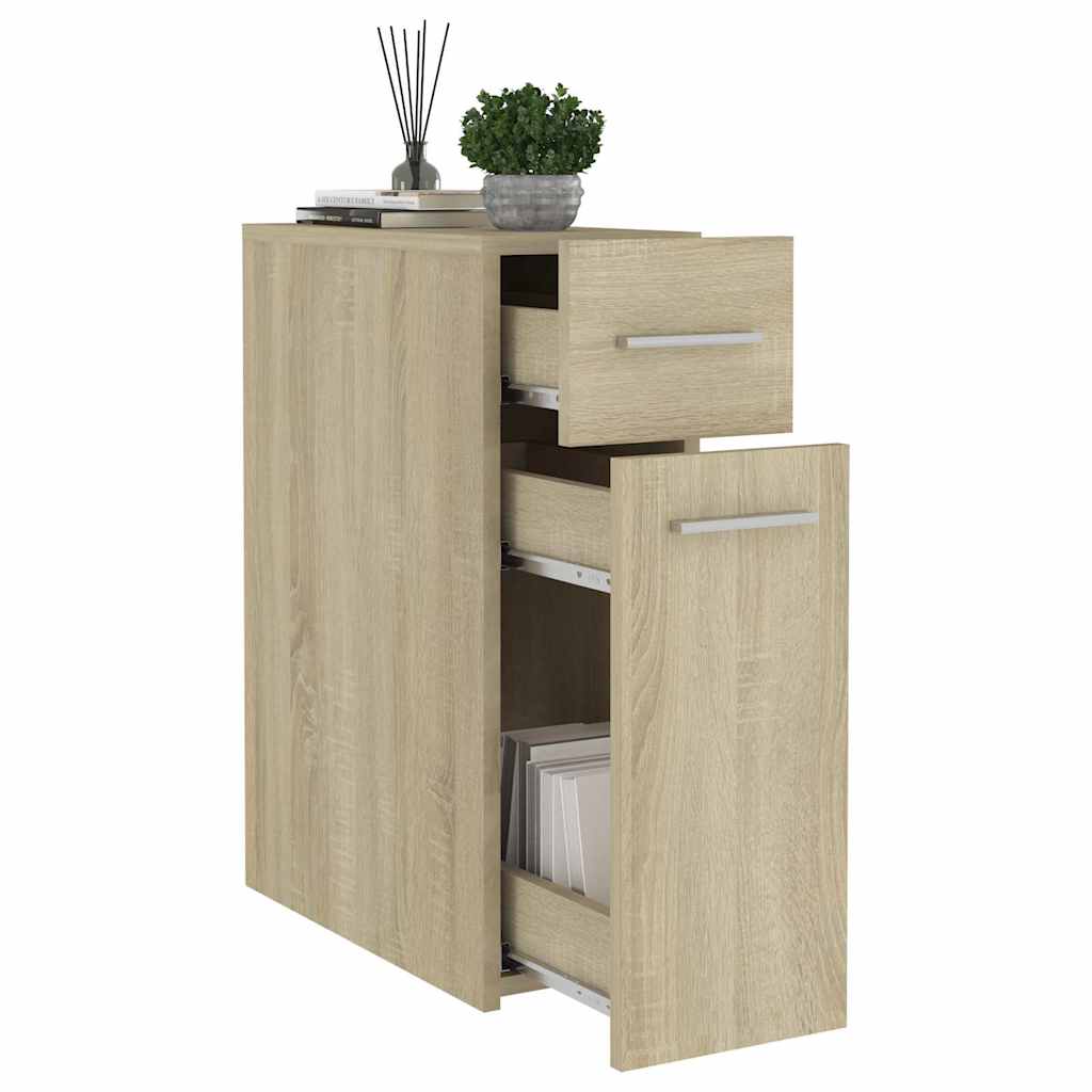 804214 vidaXL Apothecary Cabinet Sonoma Oak 20x45,5x60 cm Engineered Wood
