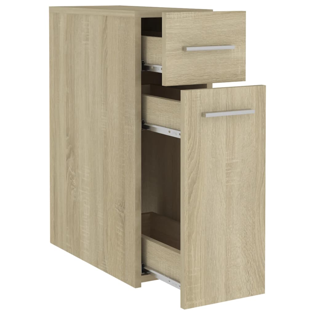 vidaXL Apothecary Cabinet | Sonoma oak | Engineered wood | Compact