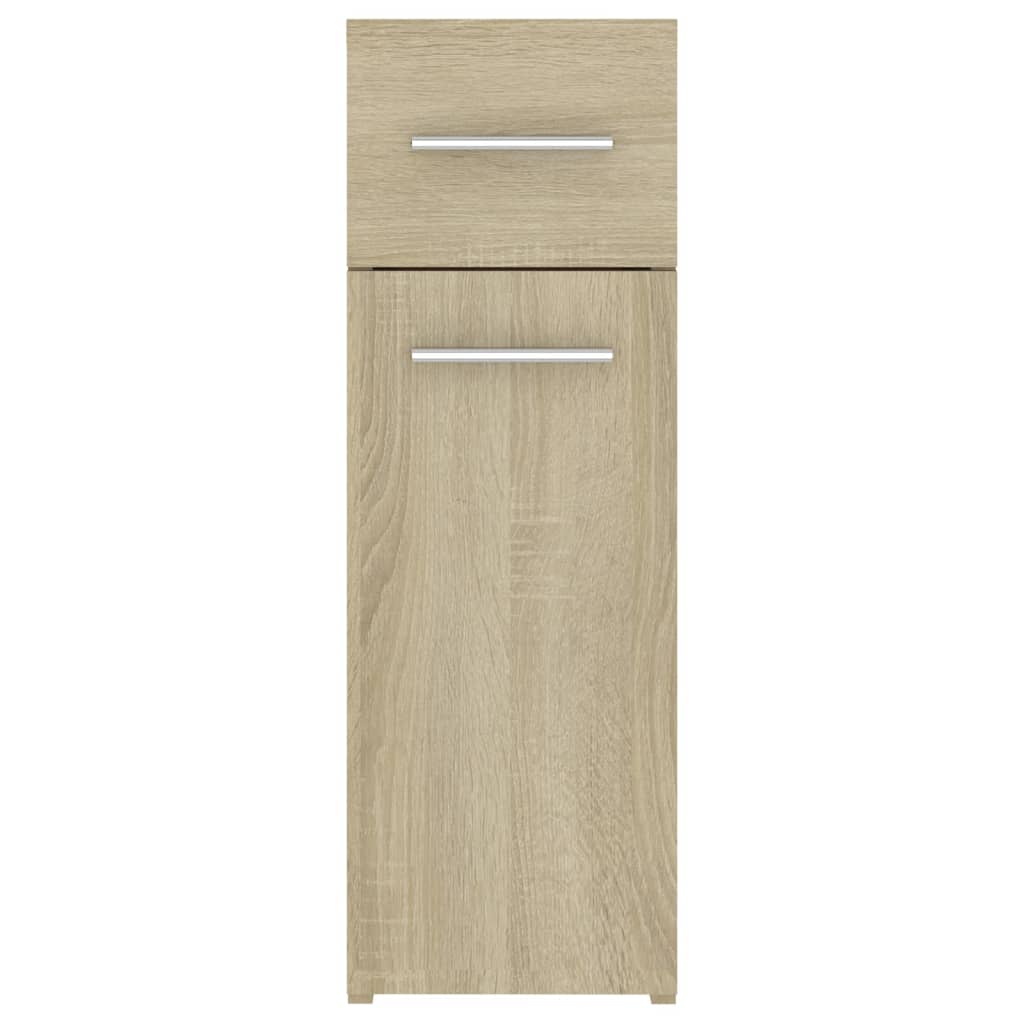 vidaXL Apothecary Cabinet | Sonoma oak | Engineered wood | Compact
