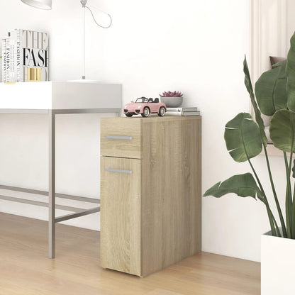 vidaXL Apothecary Cabinet | Sonoma oak | Engineered wood | Compact