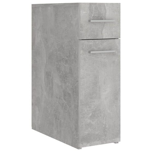 vidaXL Apothecary Cabinet | Concrete grey | Engineered wood | Compact