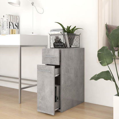 vidaXL Apothecary Cabinet | Concrete grey | Engineered wood | Compact