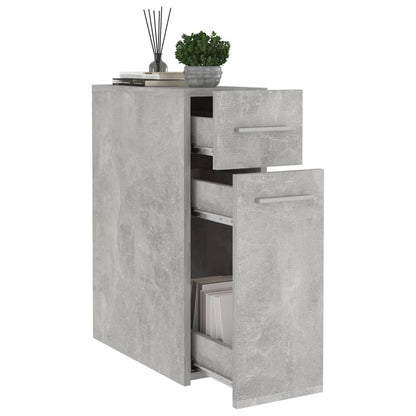 vidaXL Apothecary Cabinet | Concrete grey | Engineered wood | Compact