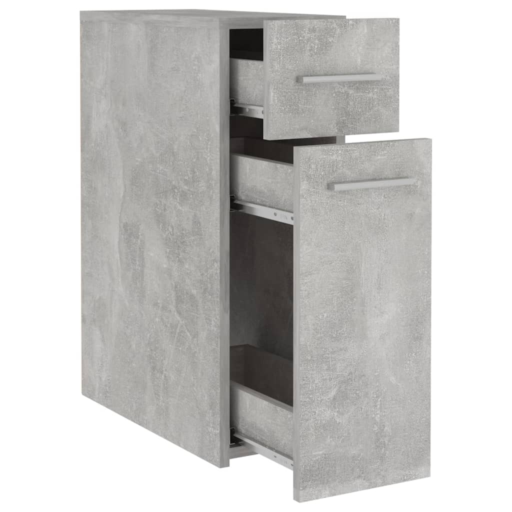vidaXL Apothecary Cabinet | Concrete grey | Engineered wood | Compact