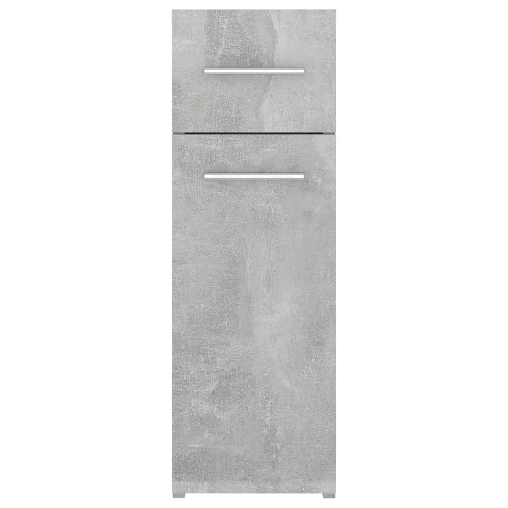 vidaXL Apothecary Cabinet | Concrete grey | Engineered wood | Compact