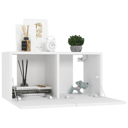 vidaXL TV Cabinet | White | Engineered wood | 60x30x30 cm | TV Cabinet