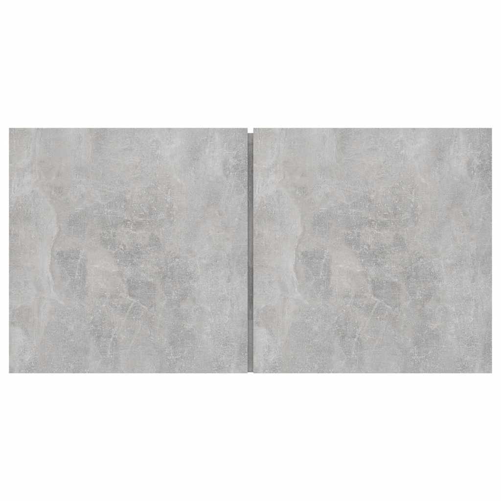vidaXL Hanging TV Cabinets 3 pcs Concrete Grey 60x30x30 cm