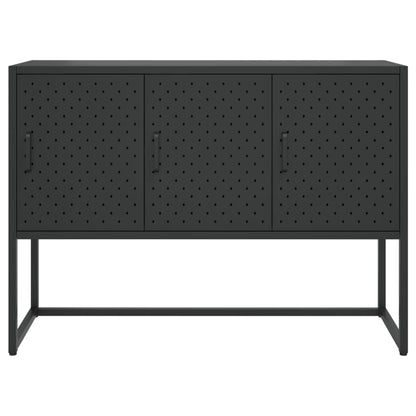 vidaXL Sideboard Black 105x35x75 cm Steel