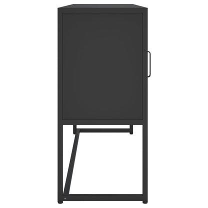 vidaXL Sideboard Black 105x35x75 cm Steel