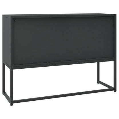 vidaXL Sideboard Black 105x35x75 cm Steel