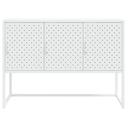 vidaXL Sideboard White 105x35x75 cm Steel